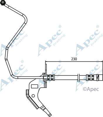 APEC BRAKING Pidurivoolik HOS3708